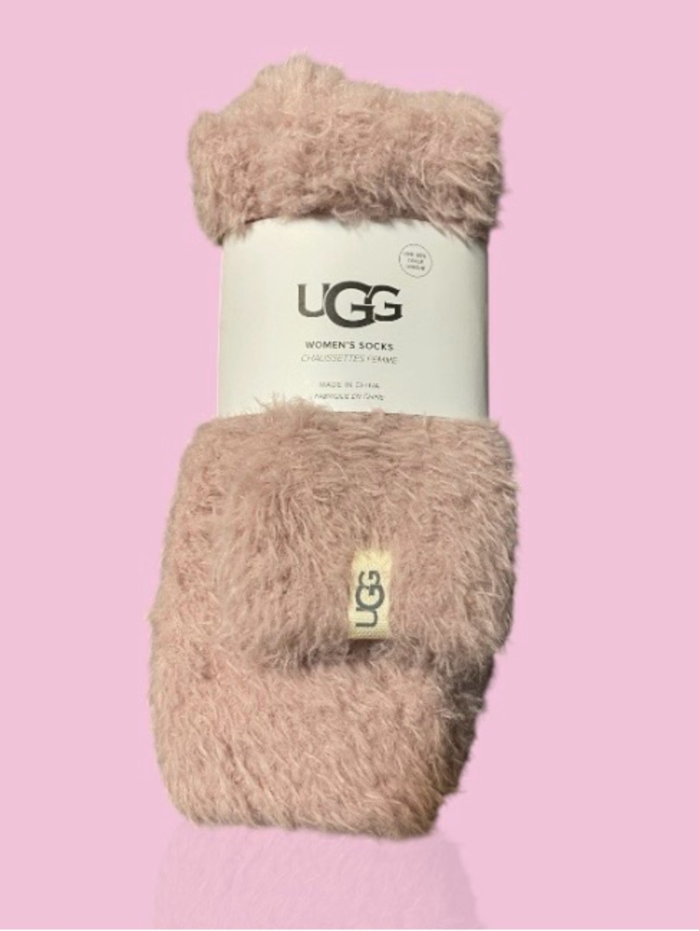UGG Women's Fluffy Socks - Dusty Pink